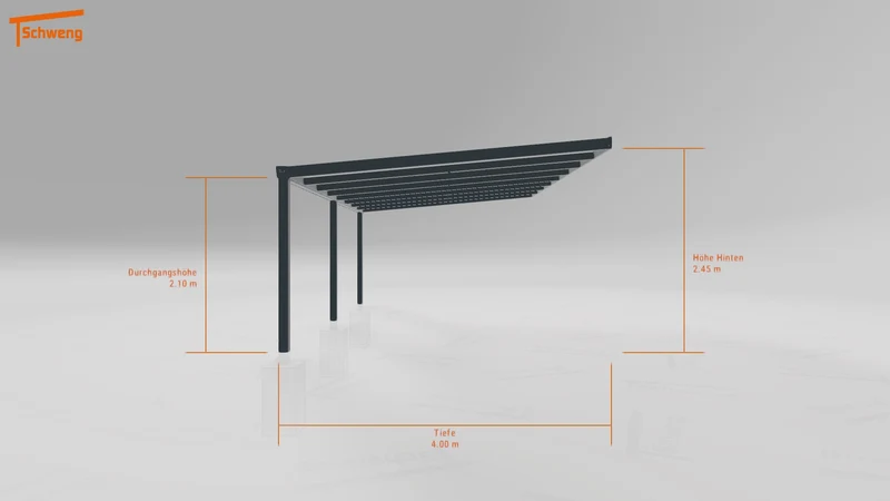 #DE Schweng Terrassenüberdachung S400 (ID 77mdd5)