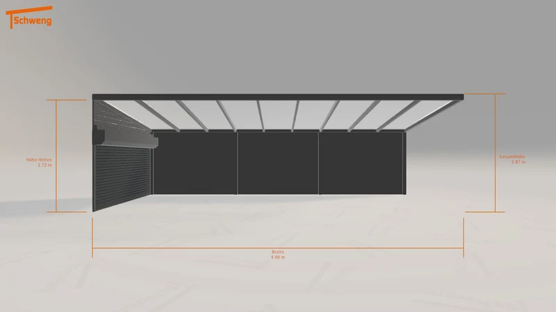 #DE Schweng Pultdachcarport S400 (ID 9wp2w9)