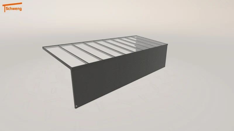 #DE Schweng Pultdachcarport S400 (ID qdwbdw)