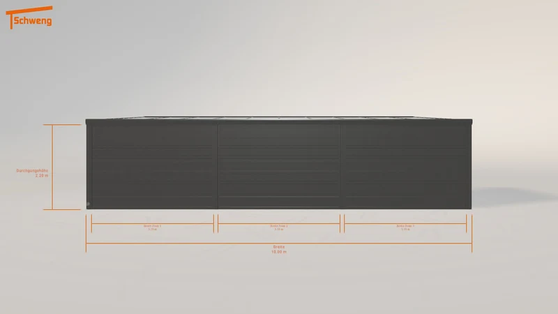#DE Schweng Pultdachcarport S400 (ID qdwbdw)