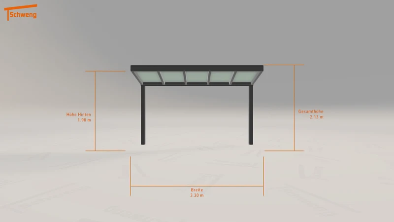 #DE Schweng Terrassenüberdachung S350 (ID 42j92g)