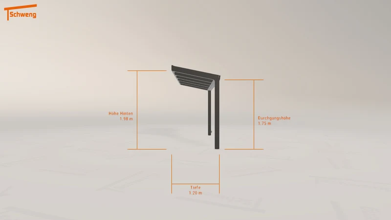 #DE Schweng Terrassenüberdachung S350 (ID 42j92g)