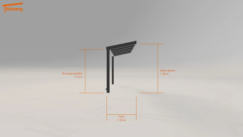 #DE Schweng Terrassenüberdachung S350 (ID 42j92g)
