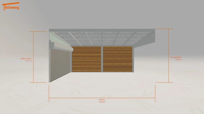 #DE Schweng Pultdachcarport S400 (ID v4rv4g)