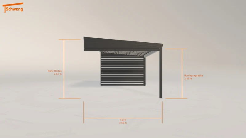 #DE Schweng Terrassenüberdachung S350 (ID dv37q8)
