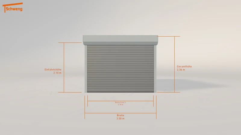 #DE Schweng Flachdachcarport C600 (ID mj747w)