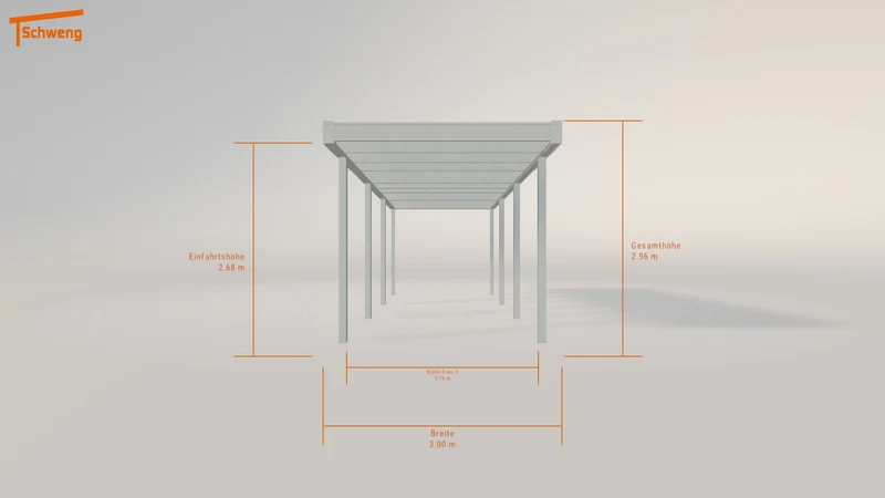 #DE Schweng Flachdachcarport C600+ (ID jj9k9x) #MTG