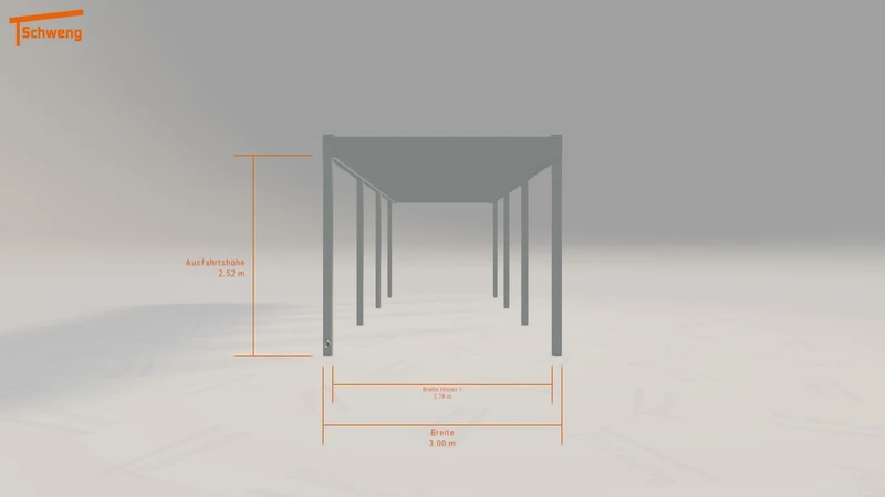 #DE Schweng Flachdachcarport C600+ (ID jj9k9x) #MTG