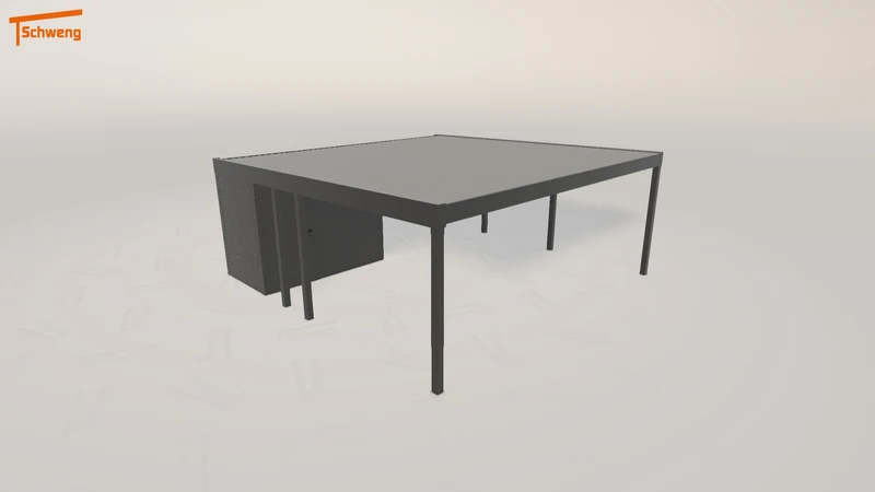 #DE Schweng Flachdachcarport C600+ (ID 2qxdgw) #MTG