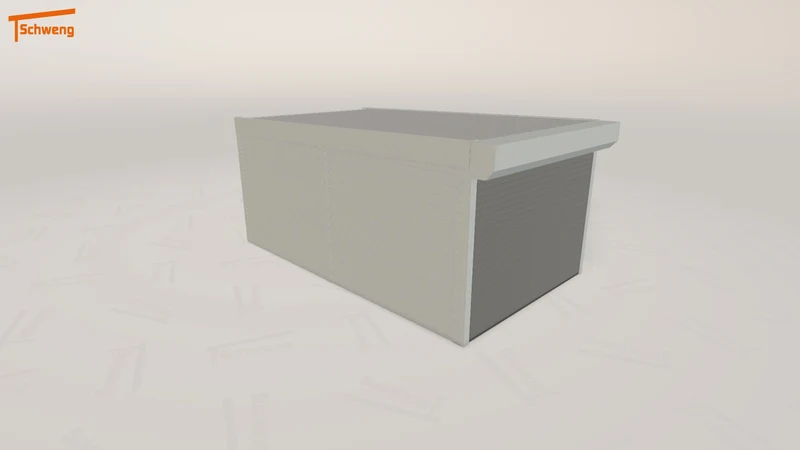 #DE Schweng Flachdachcarport C600 (ID 42j9gv)