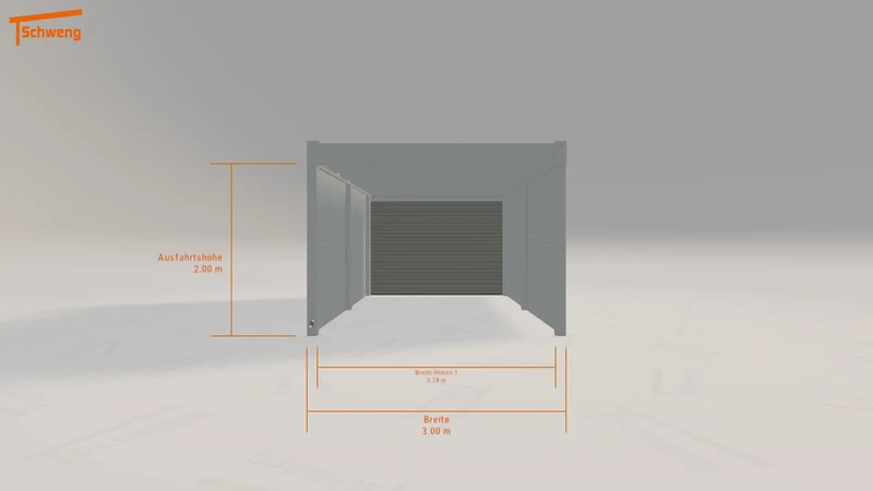 #DE Schweng Flachdachcarport C600 (ID 42j9gv)