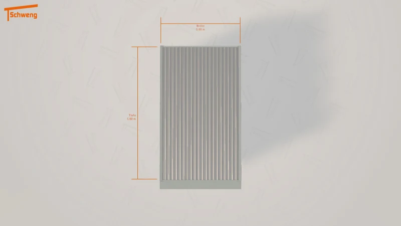 #DE Schweng Flachdachcarport C600 (ID 42j9gv)