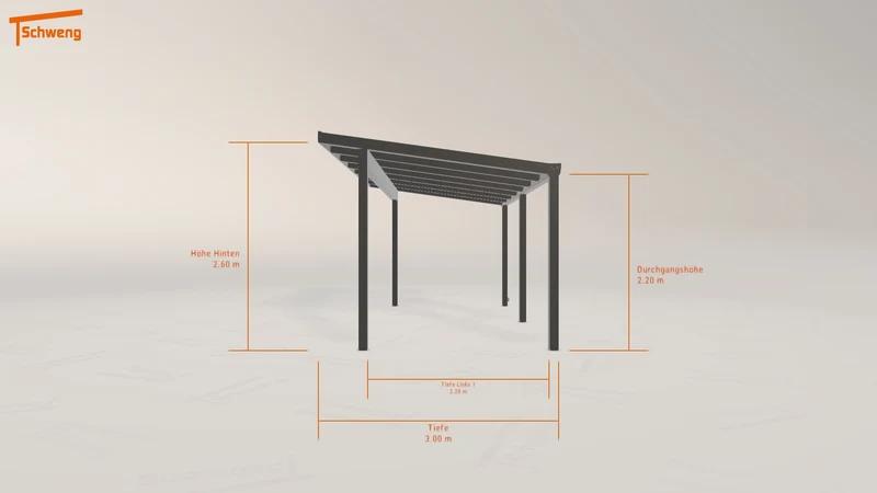 #DE Schweng Pultdachcarport S400 (ID mj743w) #MTG