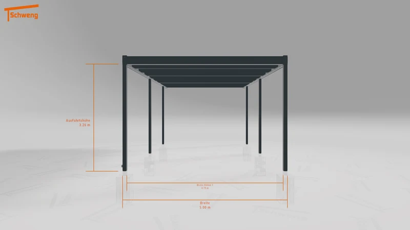 #DE Schweng Flachdachcarport C600 (ID ygnd3k) #MTG