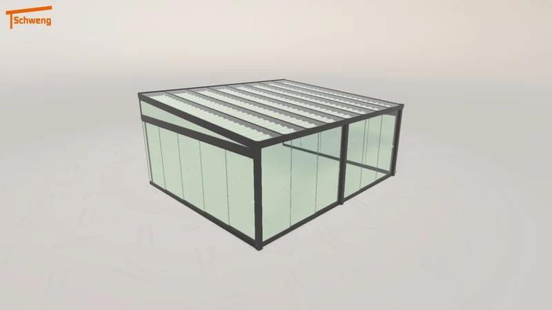 #DE Schweng Terrassenüberdachung S400 (ID 2qxqrj)