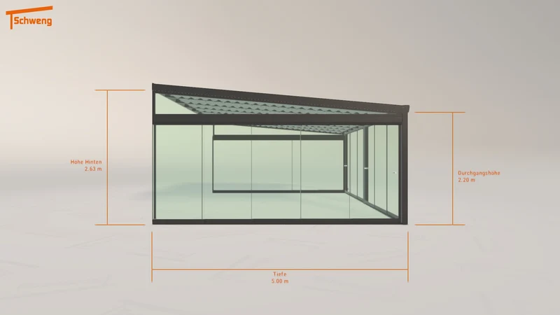 #DE Schweng Terrassenüberdachung S400 (ID 2qxqrj)