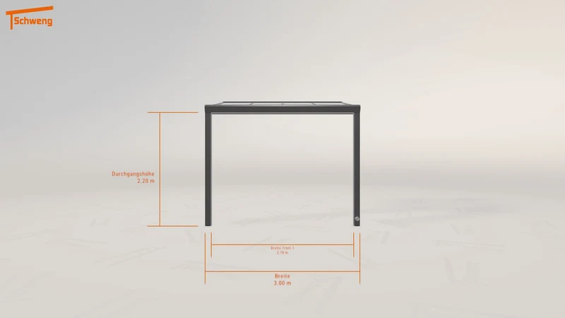 #DE Schweng Terrassenüberdachung S400 (ID zbgb7z)