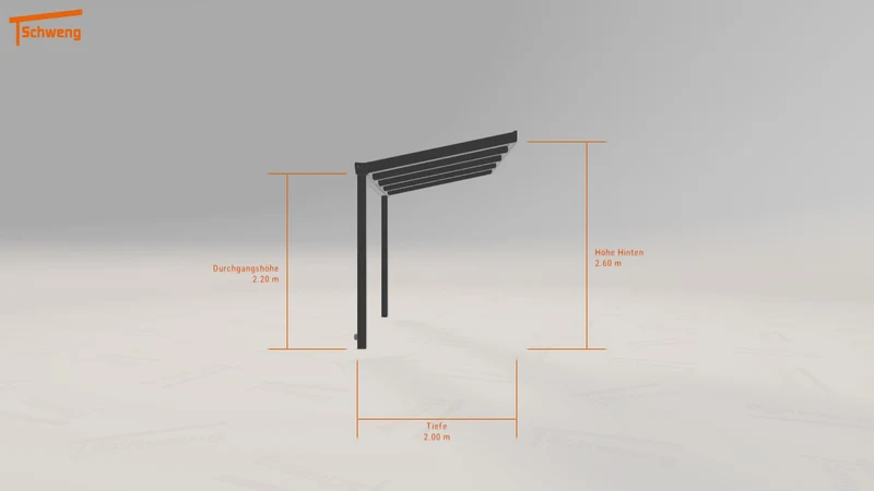 #DE Schweng Terrassenüberdachung S400 (ID zbgb7z)