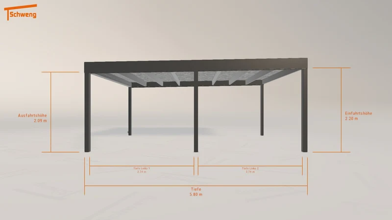 #DE Schweng Flachdachcarport C600 (ID w3nv33) #MTG
