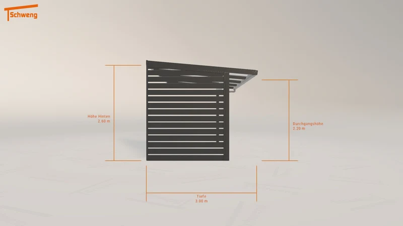 #DE Schweng Terrassenüberdachung S350 (ID x7nvby)
