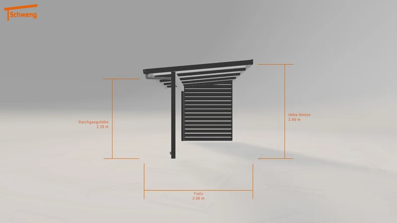 #DE Schweng Terrassenüberdachung S350 (ID x7nvby)