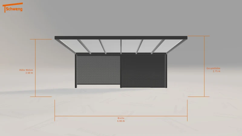 #DE Schweng Terrassenüberdachung S400 (ID 77mp4z)