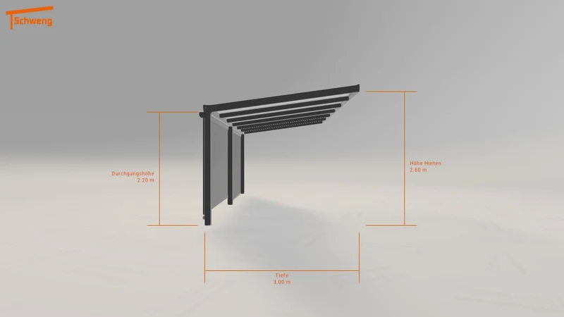 #DE Schweng Terrassenüberdachung S400 (ID 77mp4z)