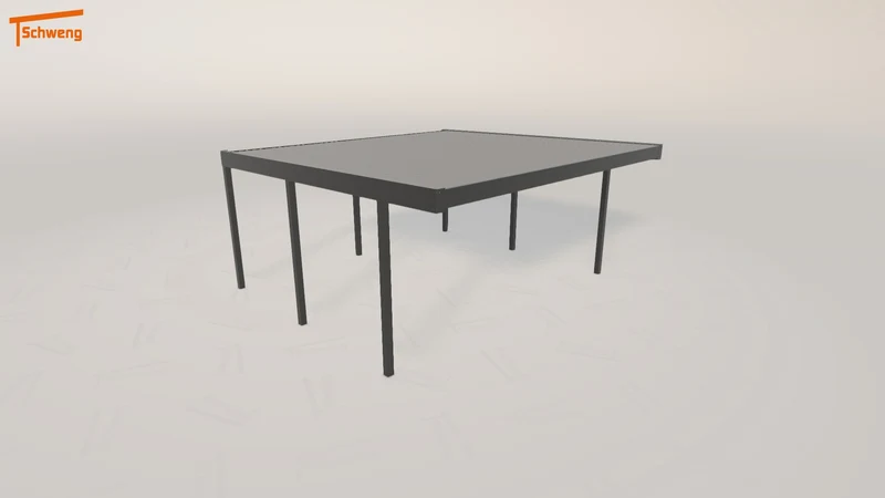 #AT Schweng Flachdachcarport C600 (ID 85b8jn)