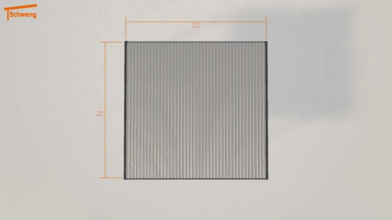 #AT Schweng Flachdachcarport C600 (ID 85b8jn)