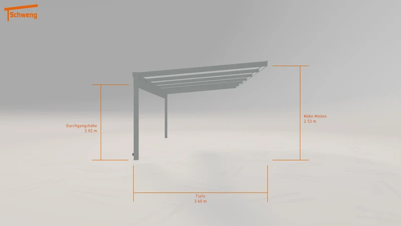 #DE Schweng Terrassenüberdachung S400 (ID 77my2j)