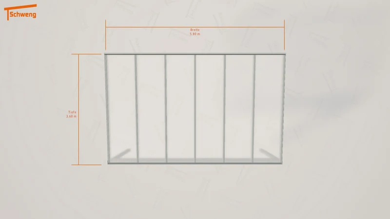 #DE Schweng Terrassenüberdachung S400 (ID 77my2j)