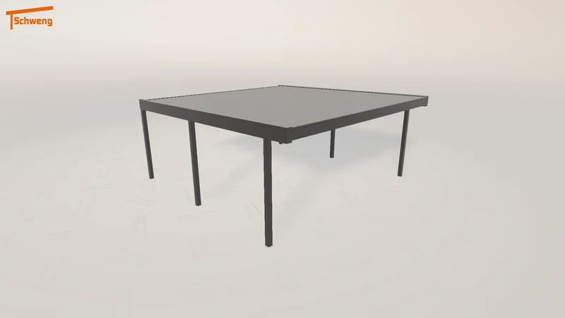 #DE Schweng Flachdachcarport C600 (ID pbj28y)