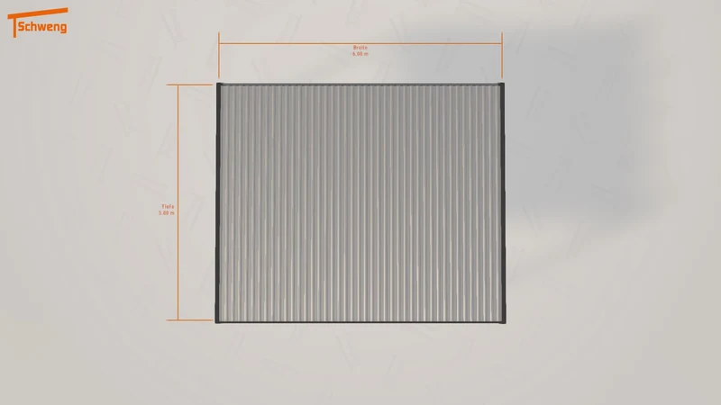 #DE Schweng Flachdachcarport C600+ (ID mj7my8) #MTG