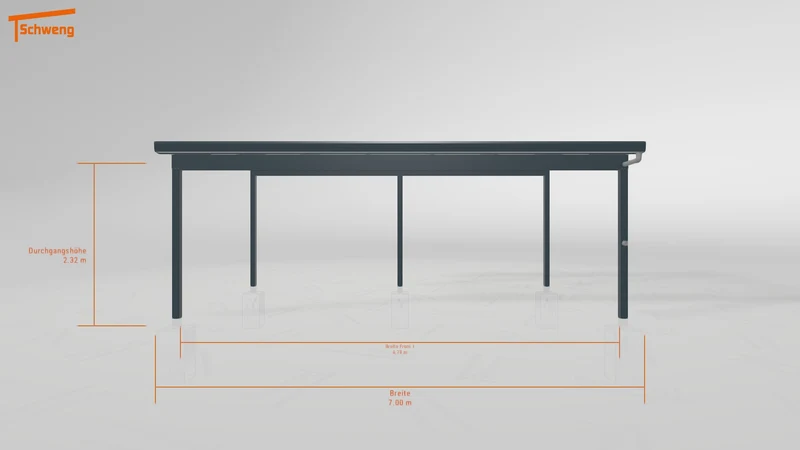 #DE Schweng Pultdachcarport S400 (ID 77mdy5)