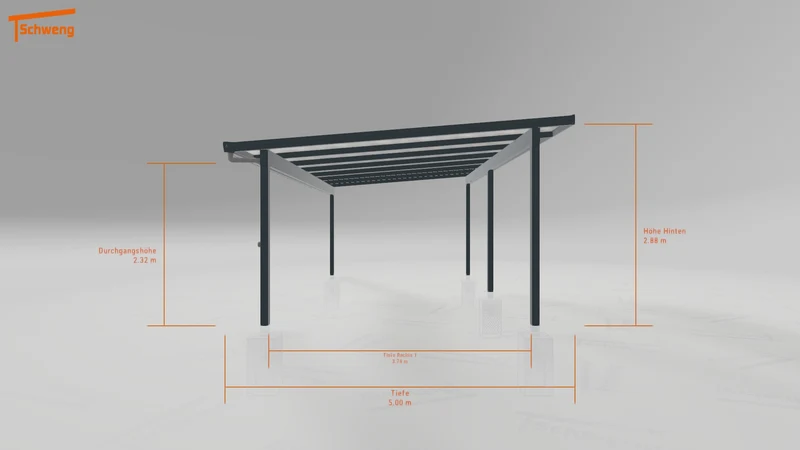 #DE Schweng Pultdachcarport S400 (ID 77mdy5)