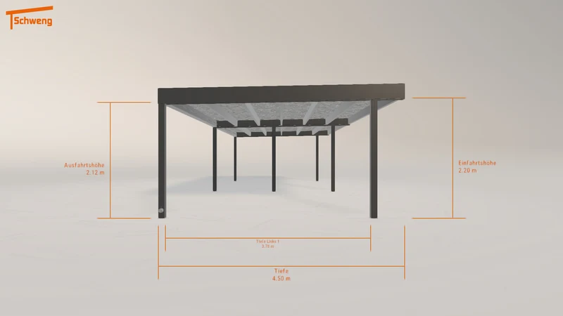 #DE Schweng Flachdachcarport C600+ (ID jj9jwy) #MTG