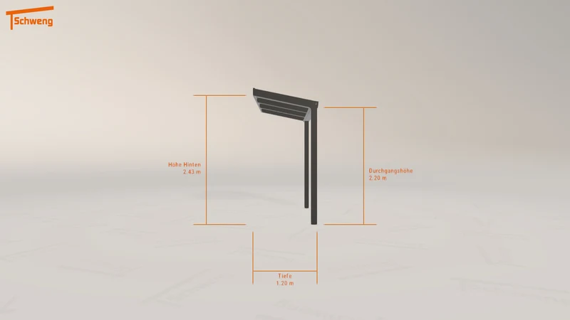 #DE Schweng Terrassenüberdachung S350 (ID k2y2zk)