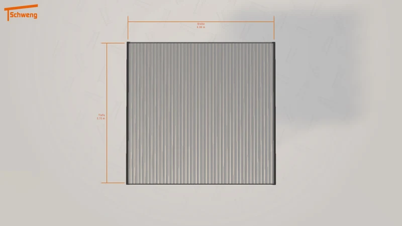 #DE Schweng Flachdachcarport C600+ (ID 9wp273) #MTG