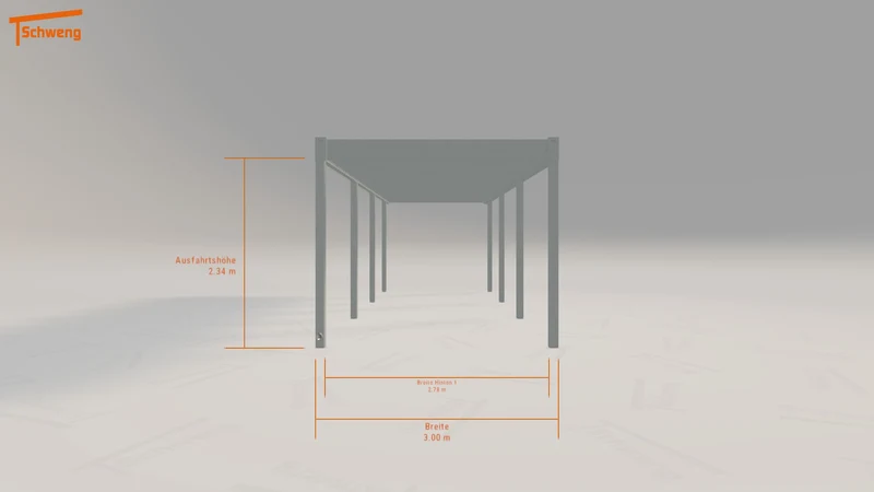 #DE Schweng Flachdachcarport C600+ (ID 2qxdnd) #MTG