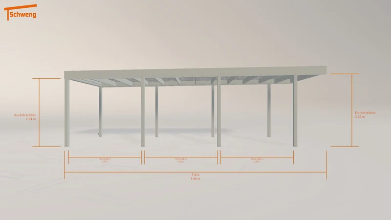 #DE Schweng Flachdachcarport C600+ (ID 2qxdnd) #MTG