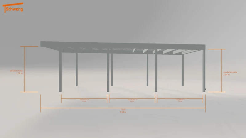 #DE Schweng Flachdachcarport C600+ (ID 2qxdnd) #MTG