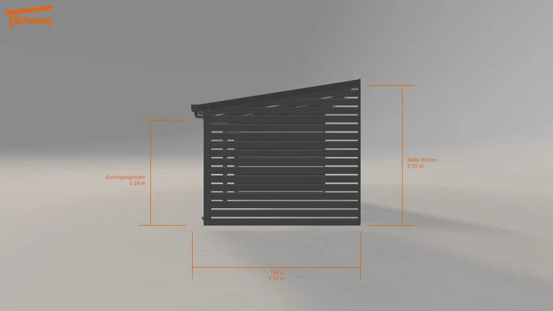 #DE Schweng Terrassenüberdachung S400 (ID k2y29b)