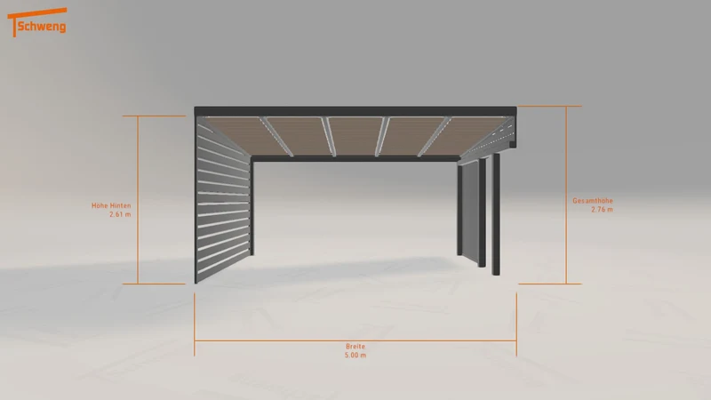 #DE Schweng Terrassenüberdachung S350 (ID zbgmd7)