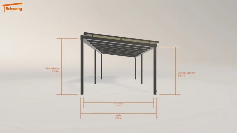 #DE Schweng Terrassenüberdachung S400 (ID ygnqdg)