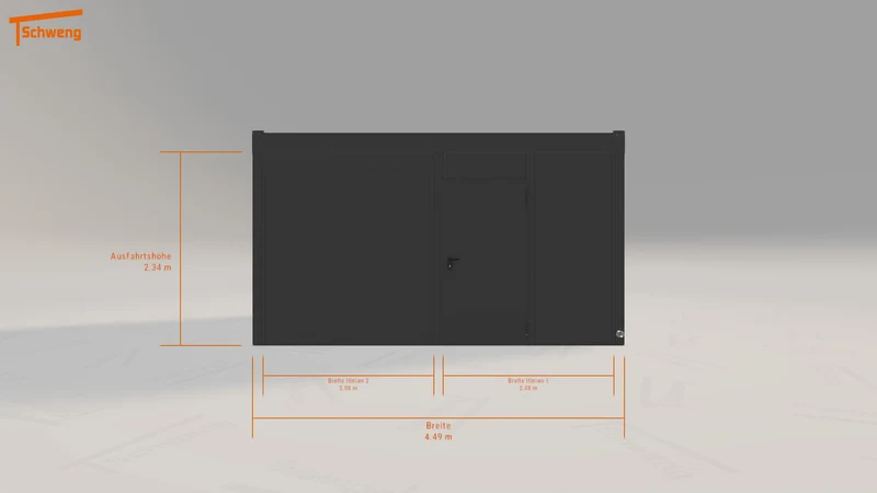 #DE Schweng Flachdachcarport C600+ (ID bkgyqm) #MTG