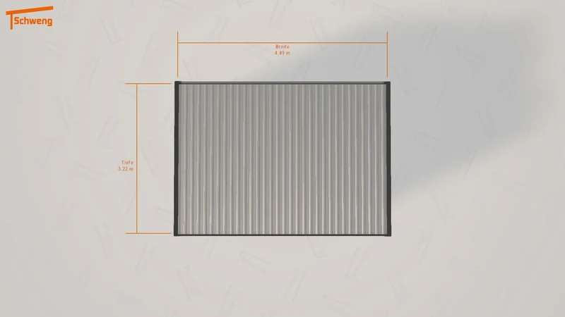 #DE Schweng Flachdachcarport C600+ (ID bkgyqm) #MTG