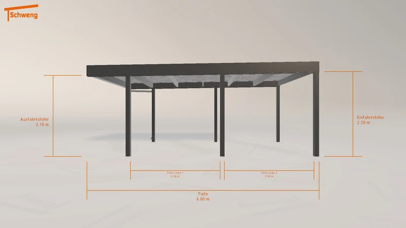 #AT Schweng Flachdachcarport C600 (ID g7g9yn) #MTG