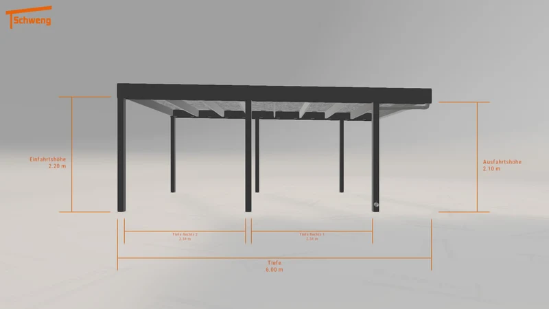 #AT Schweng Flachdachcarport C600+ (ID w3nd3z) #MTG