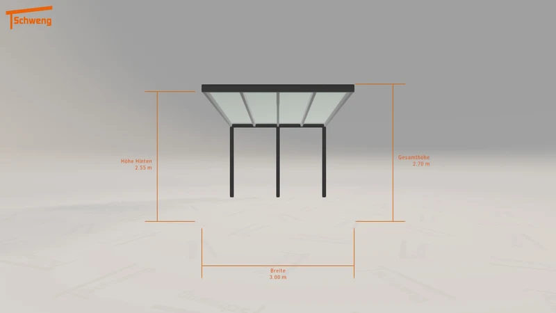 #DE Schweng Pultdachcarport S400 (ID mj7yzr)
