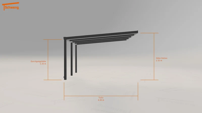 #DE Schweng Pultdachcarport S400 (ID mj7yzr)